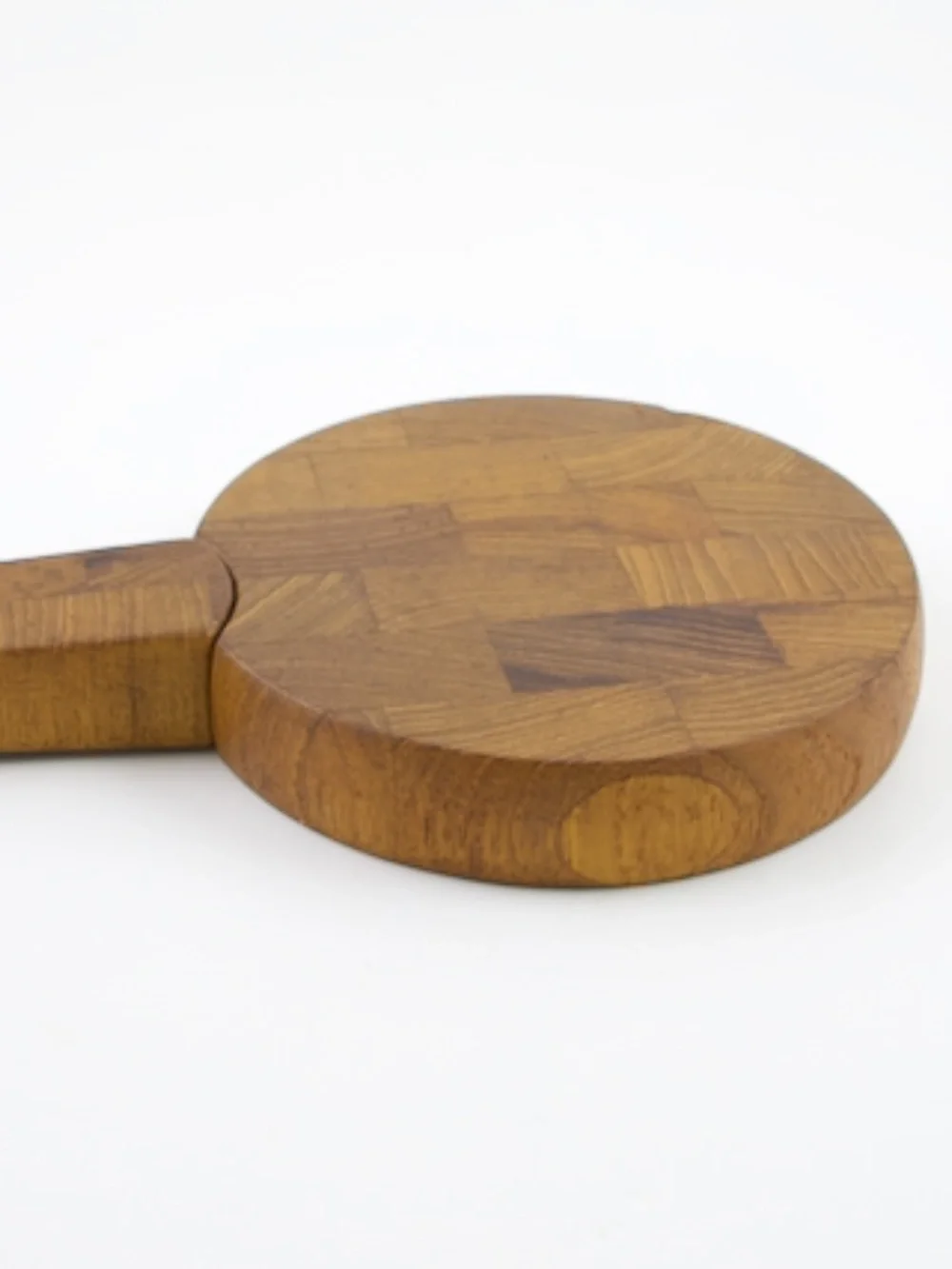 Vtg Dansk Int'l Designs IHQ Teak Cheese Cutting Board/Paddle Built in Spreader